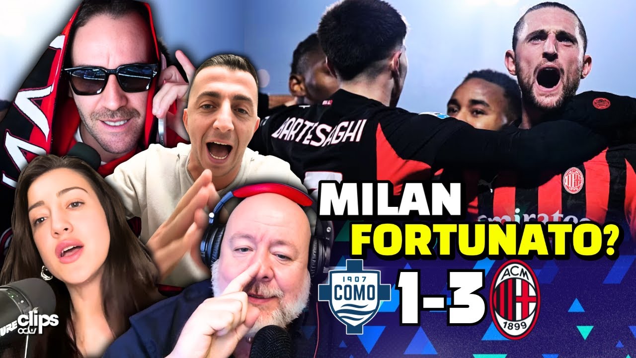 COMO - MILAN 1-3 | 🤬POLEMICHE SUL RIGORE DATO AL MILAN! CHIEDETE SCUSA A MAX! *GIANNI VS MILANISTI*