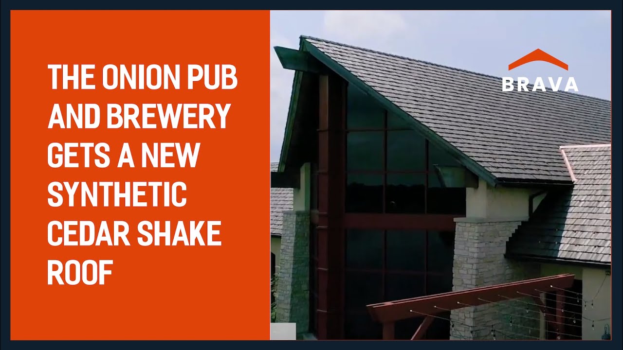 The Onion Pub and Brewery Gets a New Synthetic Cedar Shake Roof - Color: Natural