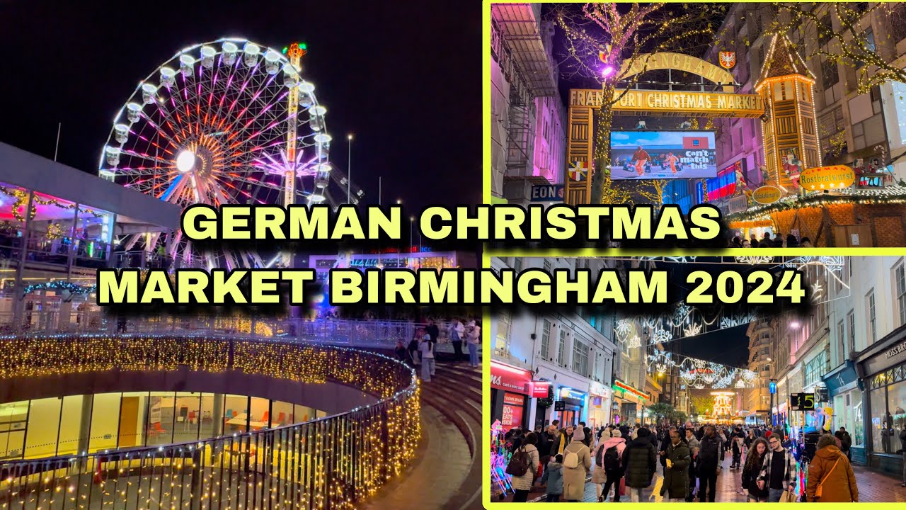 BIRMINGHAM CHRISTMAS MARKET 2024 |  German Christmas Market 2024 | Frankfurt Christmas Market 2024