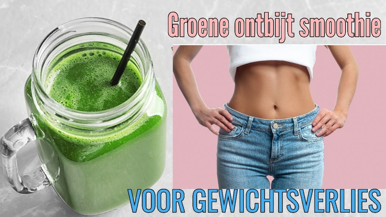 GROENE ONTBIJT SMOOTHIE 🥬VOOR GEWICHTSVERLIES🥣