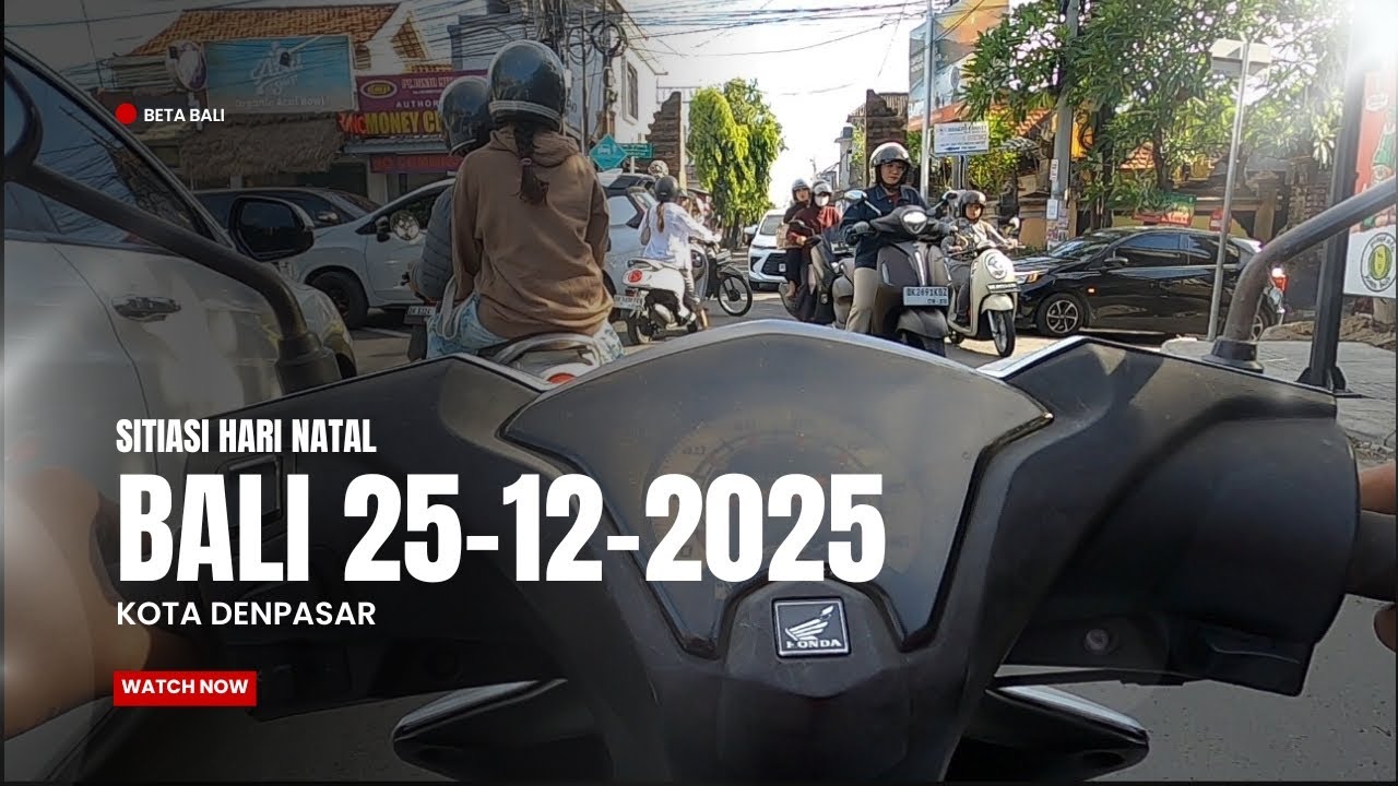 SITUASI HARI NATAL 2025 DI KOTA DENPASAR BALI