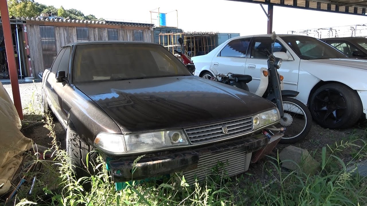 JZX81 車高調ワンオフ 　マーク2放置(;^_^A  JDM