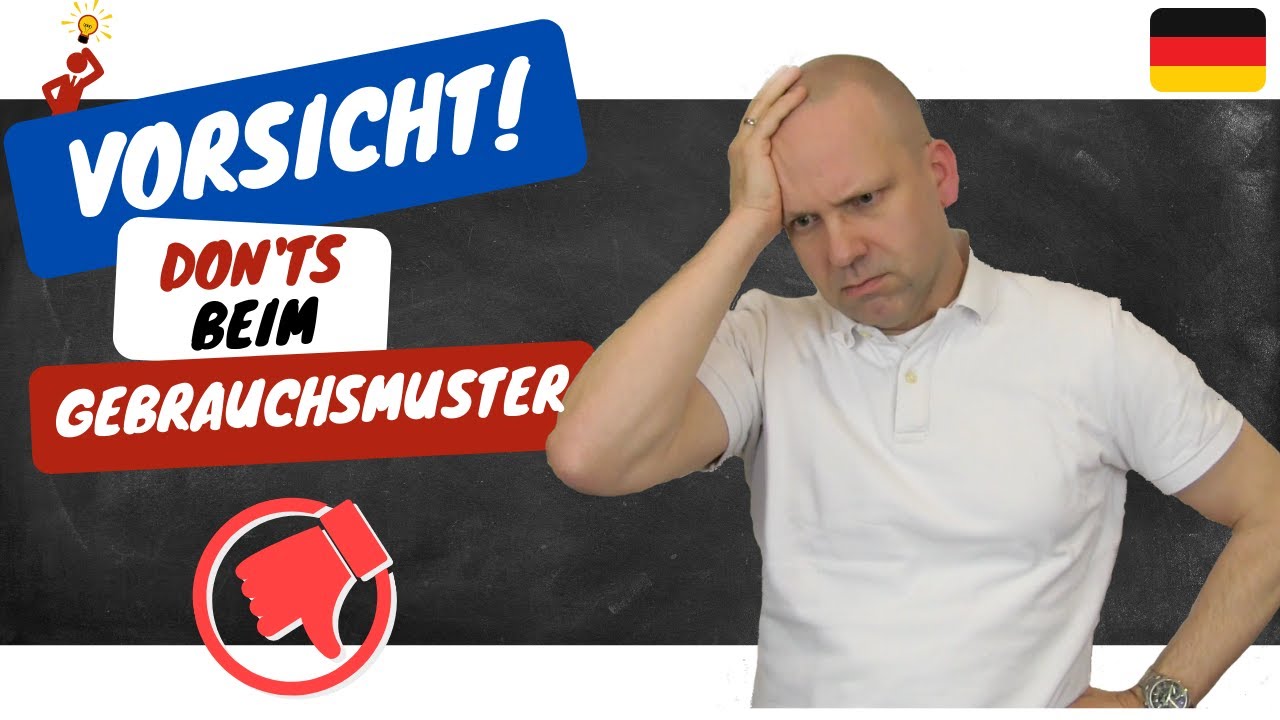 VORSICHT beim Gebrauchsmuster! - Welche Gefahren lauern?