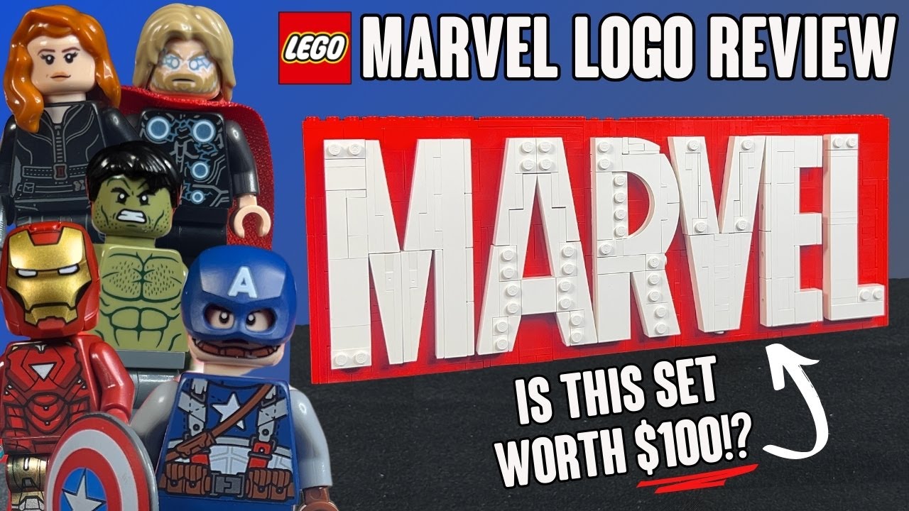 EARLY REVIEW: $100 LEGO Marvel Logo (Set 76313)