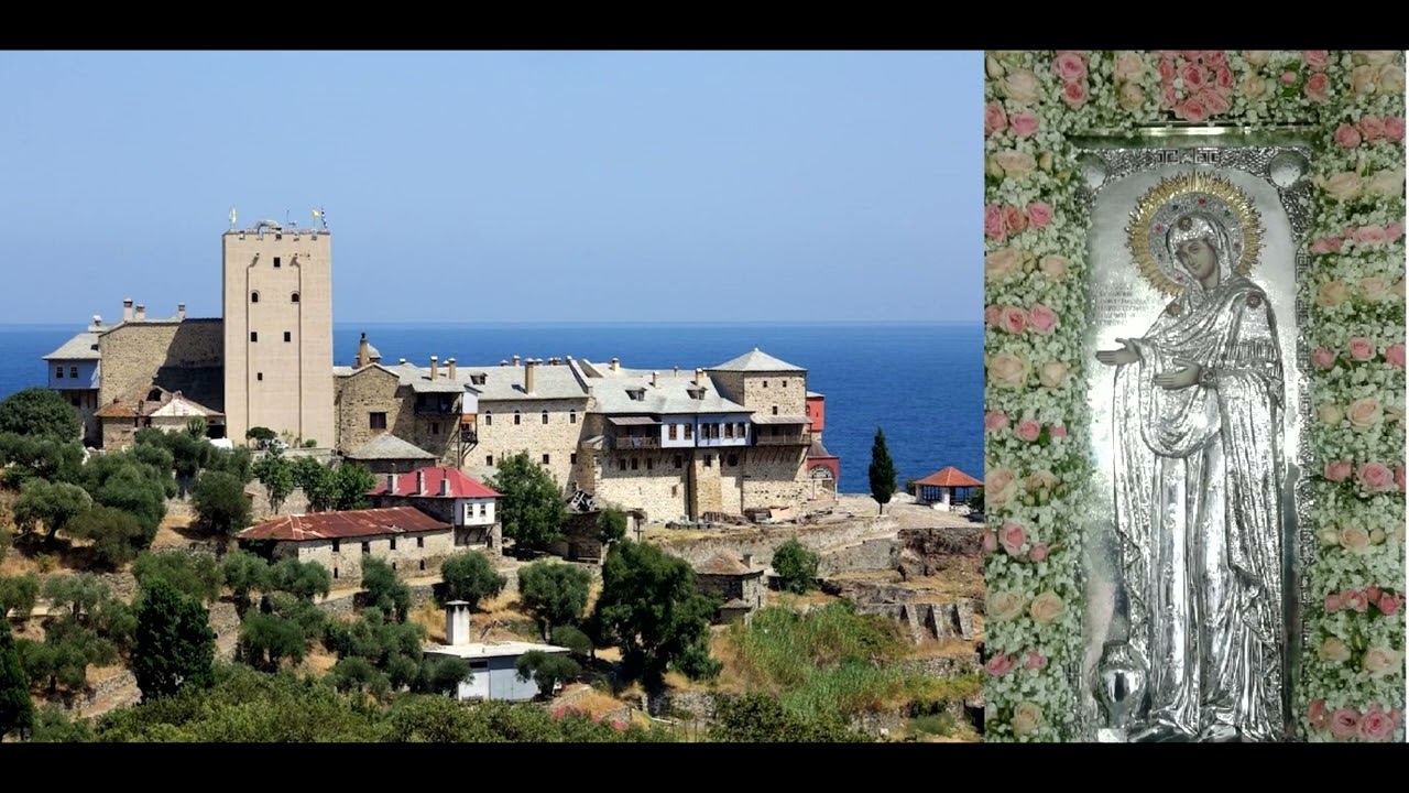 Εσπερινός, στην Ιερά αγρυπνία στην Παναγία Γερόντισσα, Ι.Μ. Παντοκράτορος, 2022