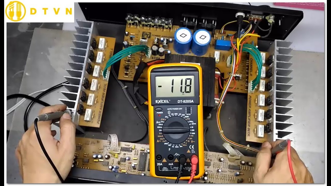 Hướng dẫn sửa amply bị rè