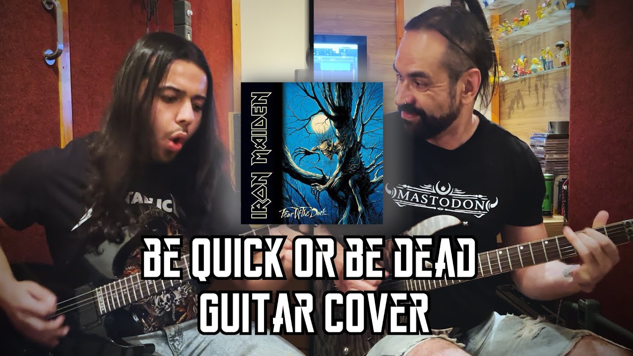 BE QUICK OR BE DEAD (Iron Maiden) 2 Guitars Playthrough