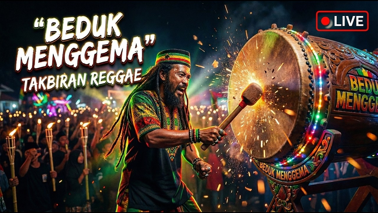 🔴 LIVE TAKBIRAN REGGAE 2026 🌙 Beduk Menggema Malam Ini | Full Bedug Menggema Nonstop