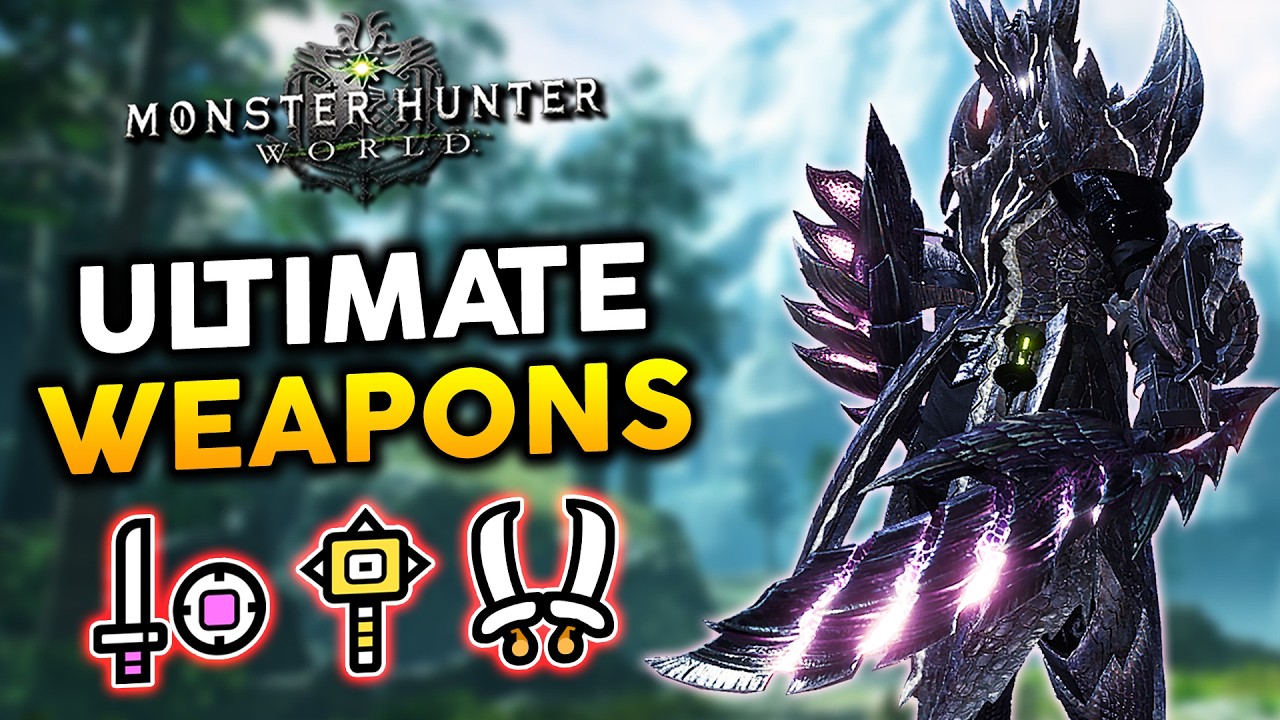 The 5 ULTIMATE Beginner Weapons in Monster Hunter World