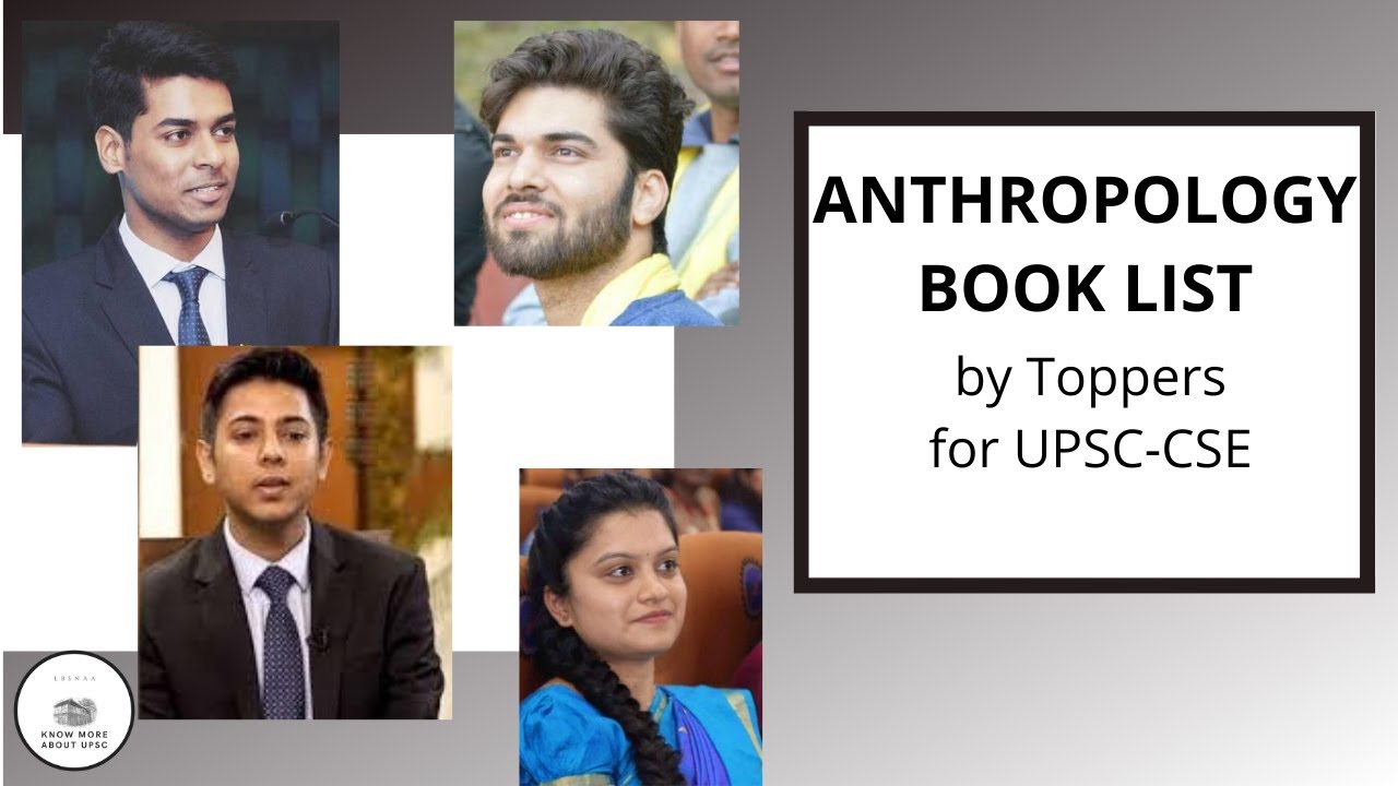 Book-List for Anthropology (Optional) | Recommended by toppers| UPSC- CSE Preparation| LBSNAA