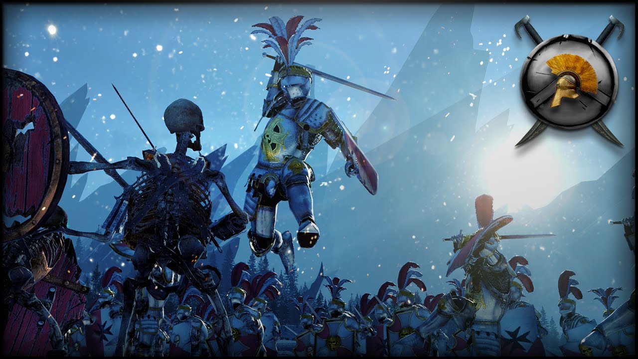 DISMOUNTED REIKSGUARD vs 4500 SKELETONS! - Total War: WARHAMMER Mod Gameplay