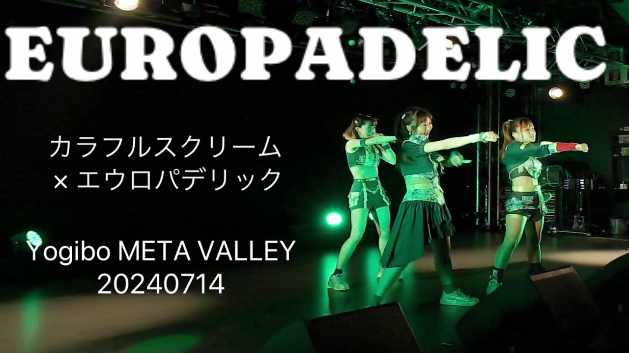EUROPADELIC エウロパデリック　カラフルスクリーム×エウロパデリック　Yogibo META VALLEY