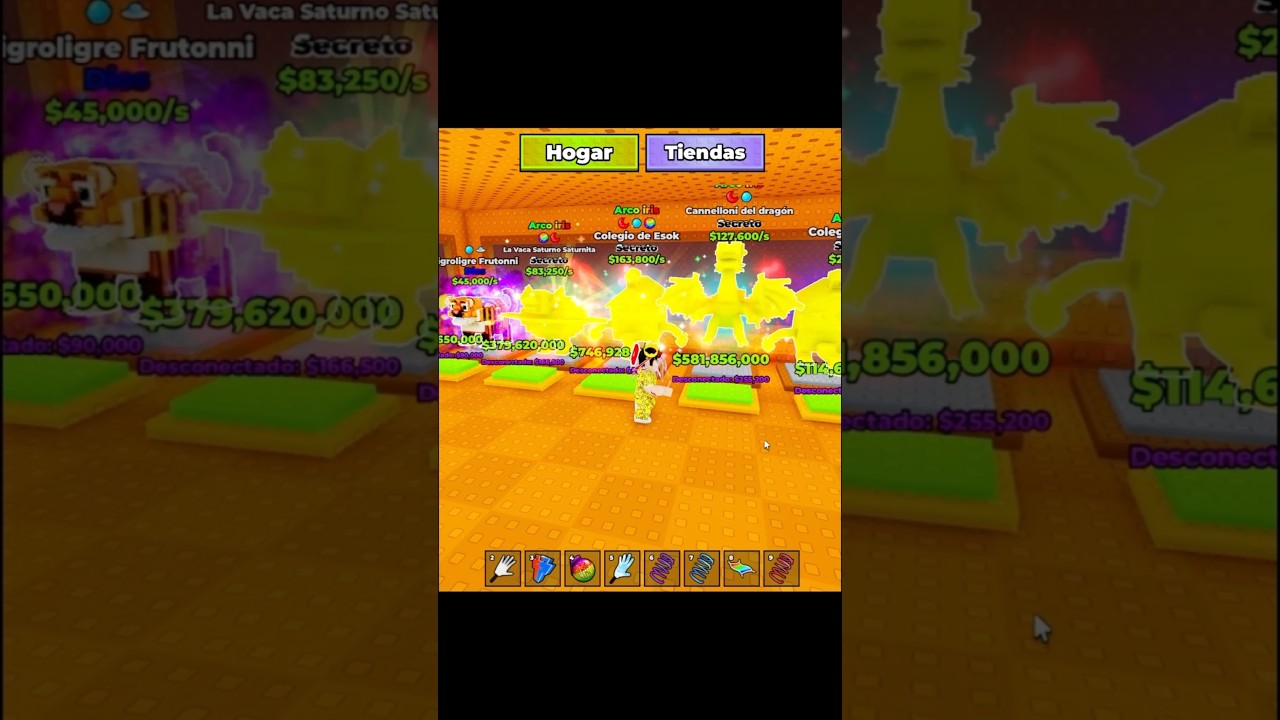 A HACKER STOLE MY ESOK RAIMBOW IN BREAK THE LUCKY BLOCK ROBLOX