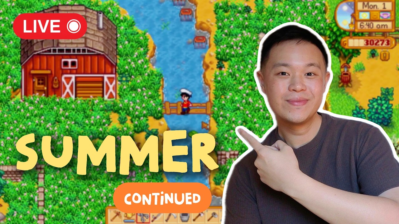 Just living my cozy life in Stardew Valley 🌤️🌻⛱️