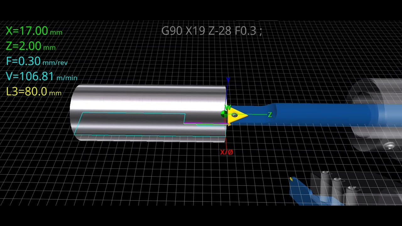 G74 &G92 peck drilling cycle and threading cycle program