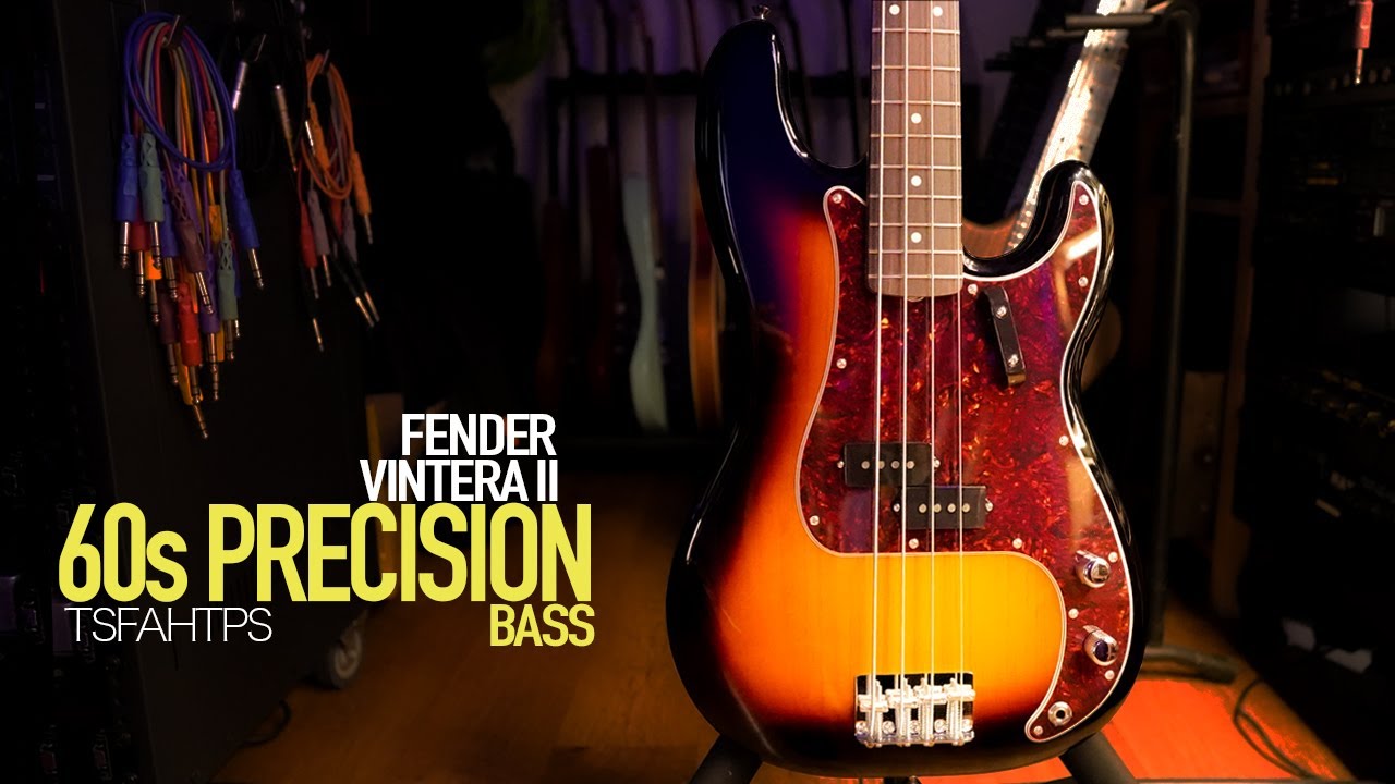 Прецизионный бас Fender Vintera II 60-х годов