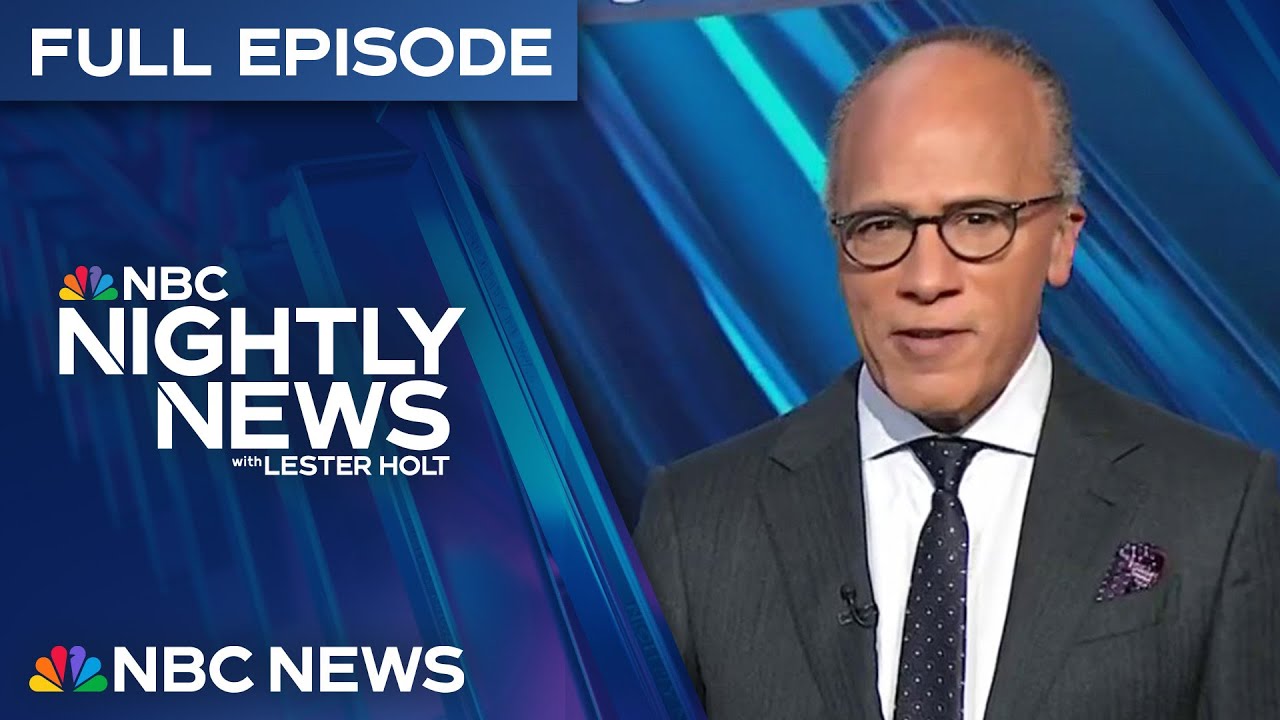 NBC Nightly News Full Episode - Jan. 29