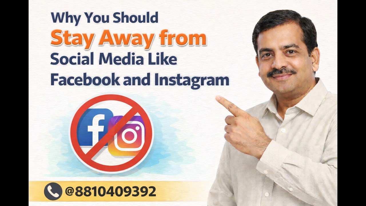 Why You Should Stay Away from Social Media Like Facebook and Instagram || Mathstats @8810409392