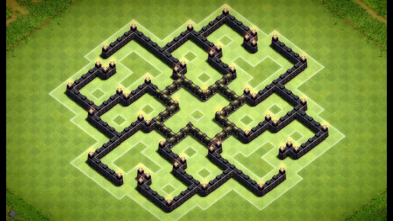 Clash of Clans - Epic Town Hall 7 Dark Elixir Farming Base (Cres) Speed Build