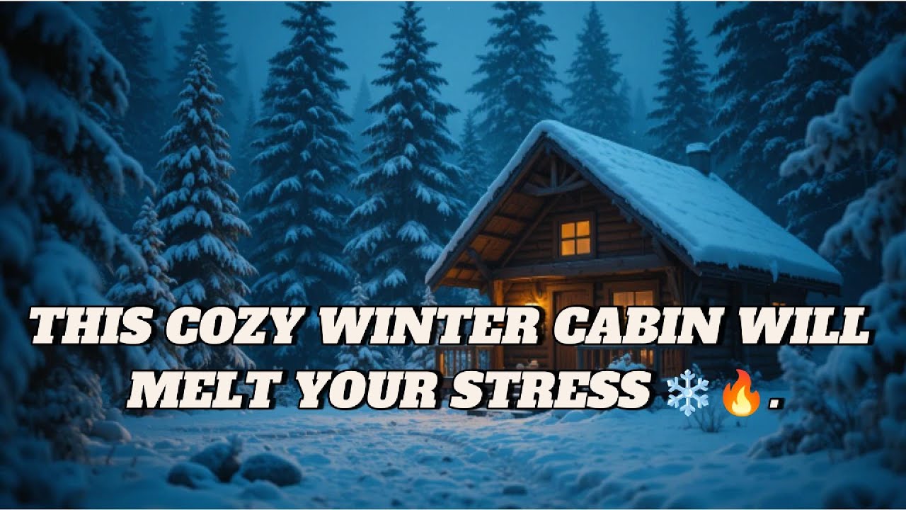 Cozy Winter Cabin Ambience