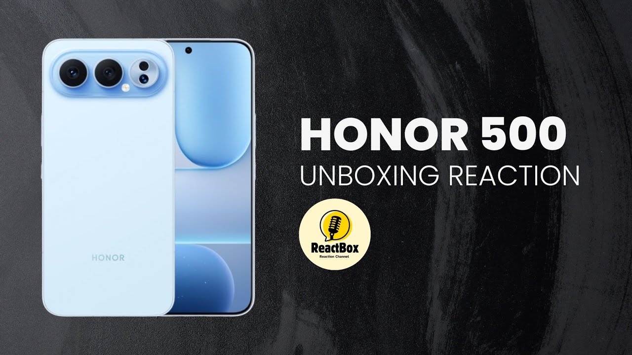 Honor 500 Unboxing Reaction