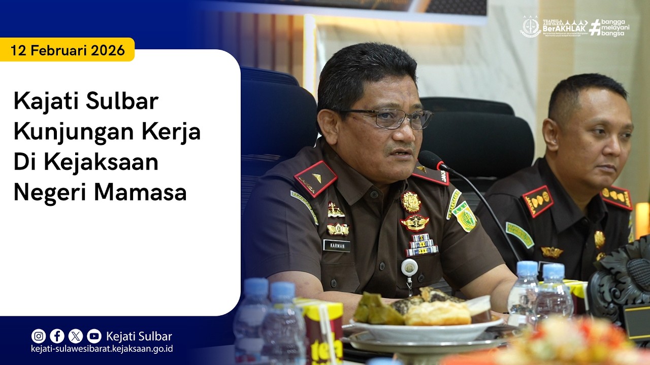 KEJATI SULBAR - Kajati Sulbar Kunjungan Kerja Di Kejari Mamasa