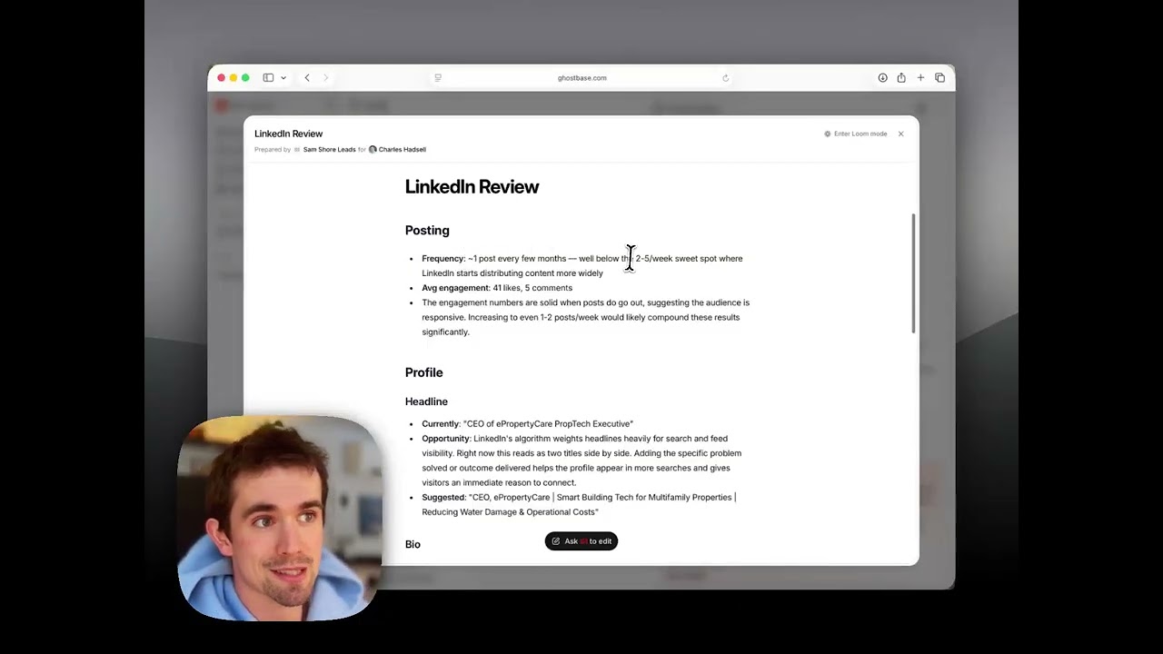 Ghostbase Leads Demo