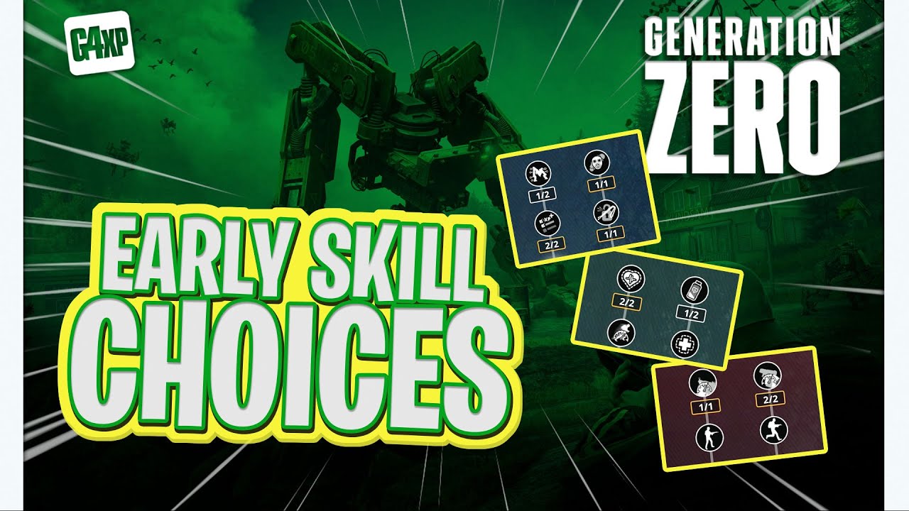 Generation Zero | Tips & Tricks | EARLY SKILL CHOICES