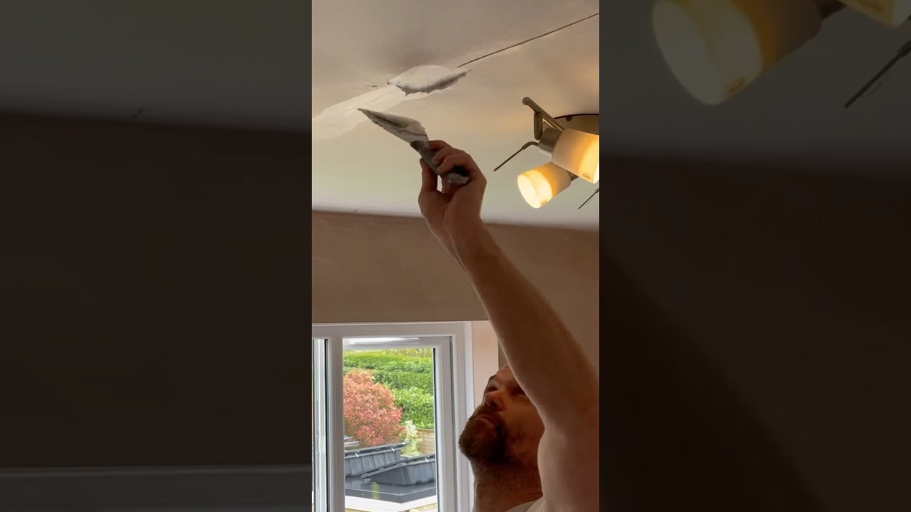 Ceiling Cracks [How To Fix a Hairline Crack In Plaster]