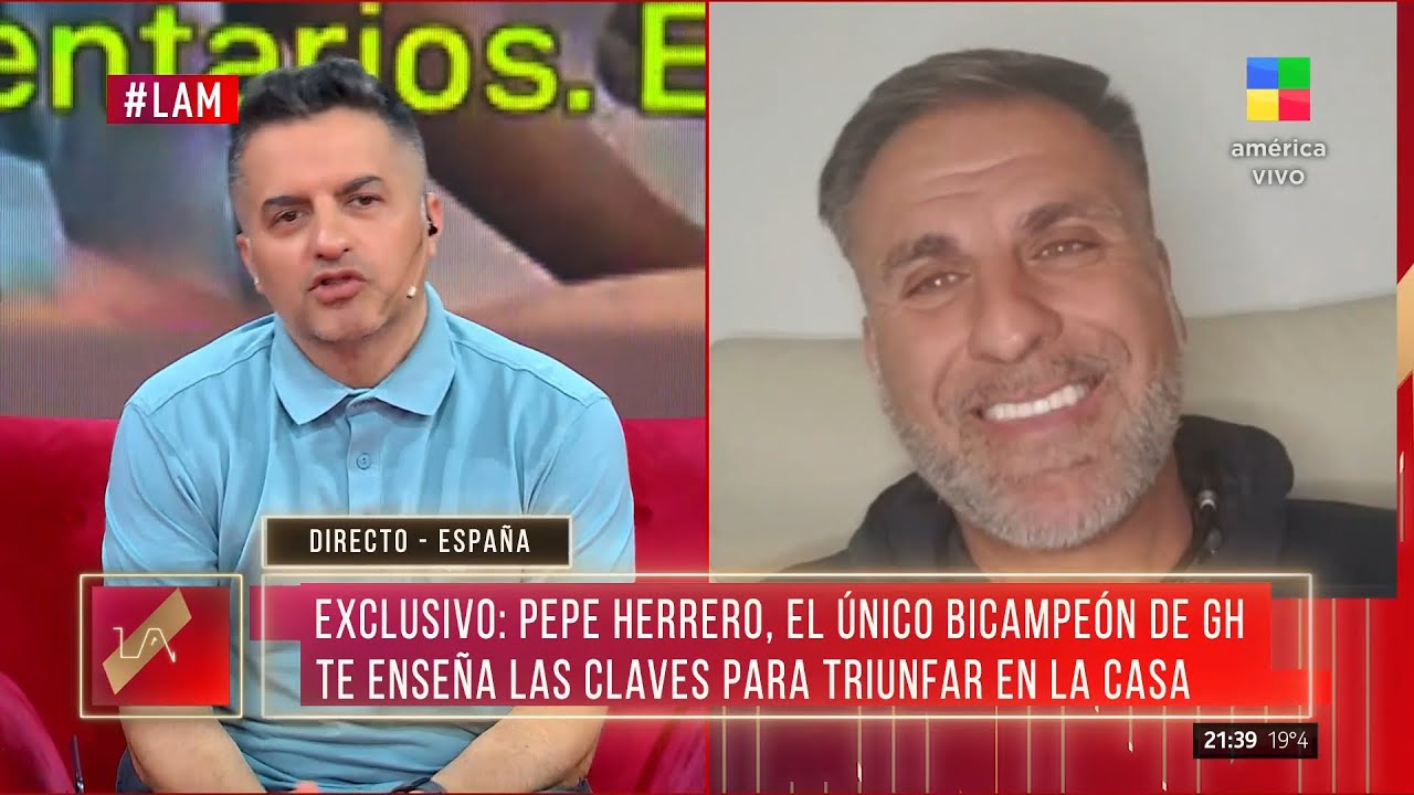 Habla Pepe Herrero, el único bicampeón de GH te enseña las claves para triunfar en la casa