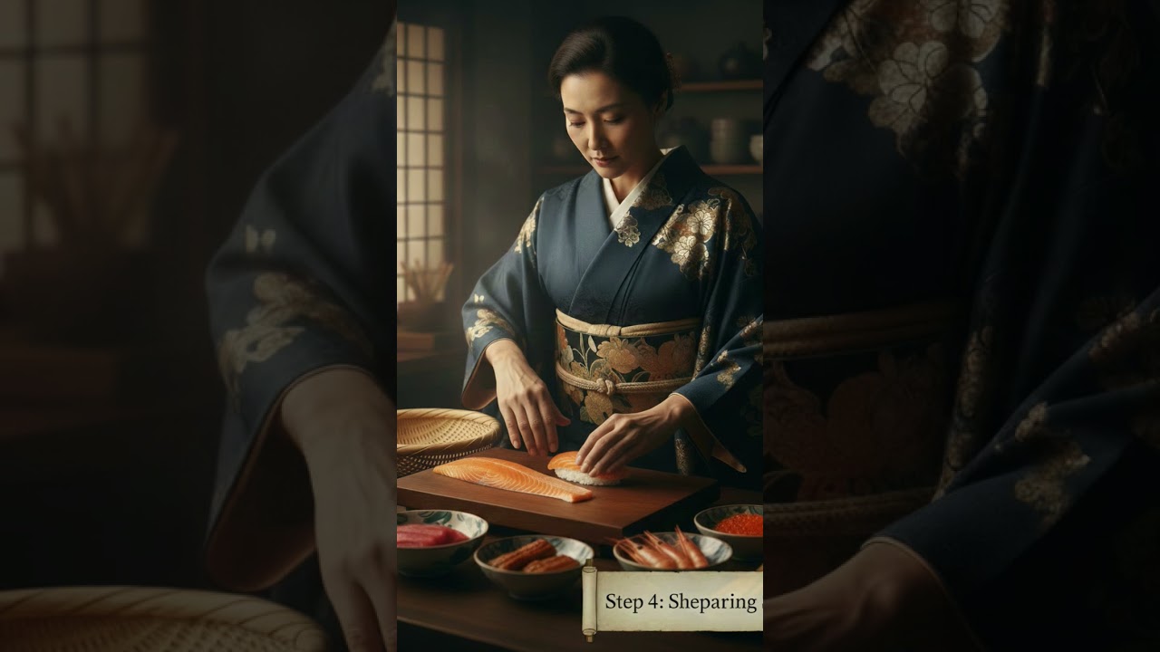 Traditional Japanese sushi 😍❣ Read detailed recipe from comments ✍📖