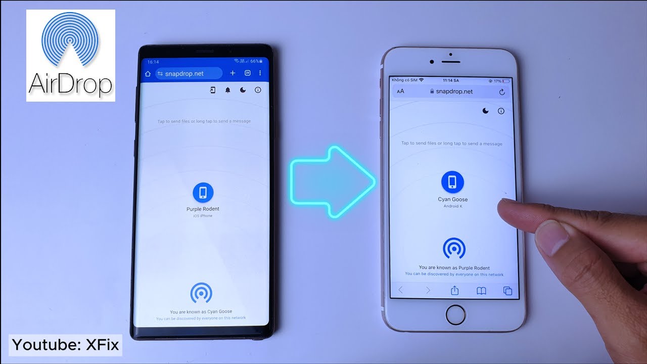 Как использовать AirDrop с Android на iPhone