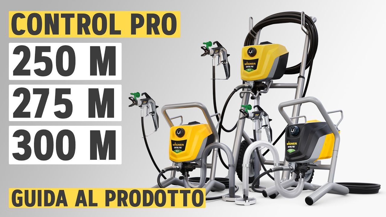 Control Pro 250 M, 275 M & 350 M - Preparazione, Pulizia, Accessori | WAGNER
