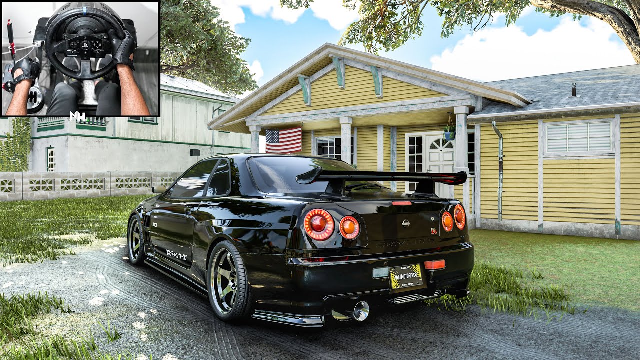 Nissan Skyline R34 GTR | The Crew Motorfest | Steering Wheel Gameplay