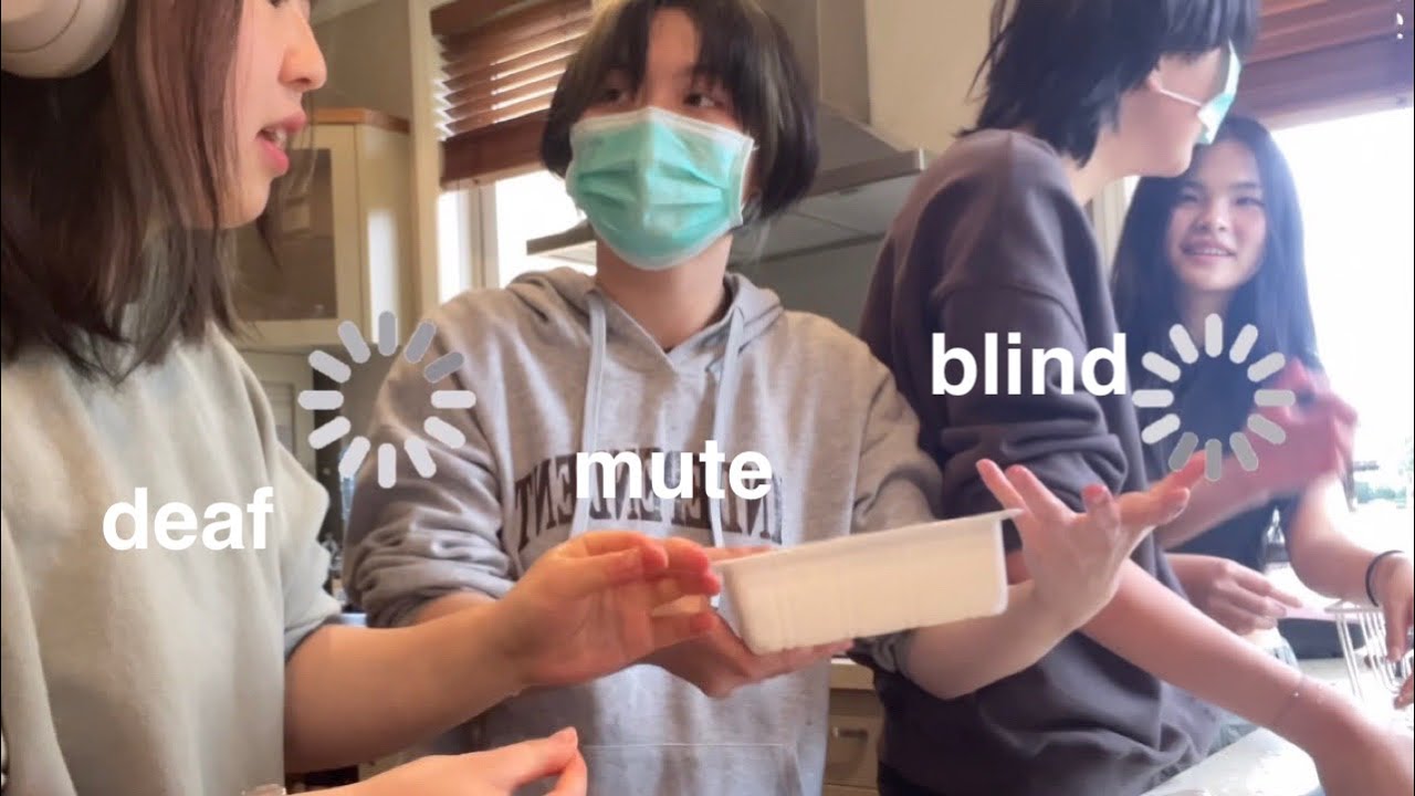 Attempting the BLIND, DEAF & MUTE cooking challenge
