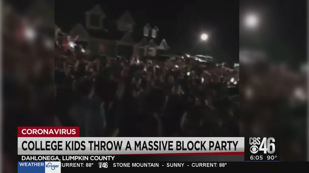 Massive college party sparks COVID concerns