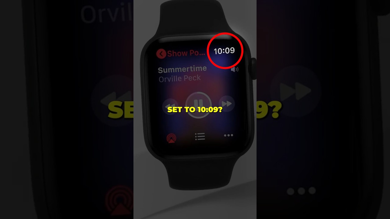 Dlaczego w reklamach Apple Watch zawsze jest 10:09.