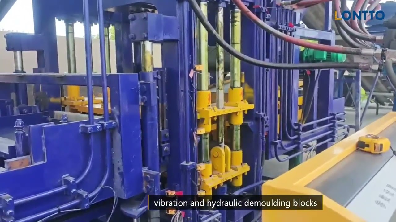 QT 6-15 hydraulic automatic concrete block making machine line for solid bricks 