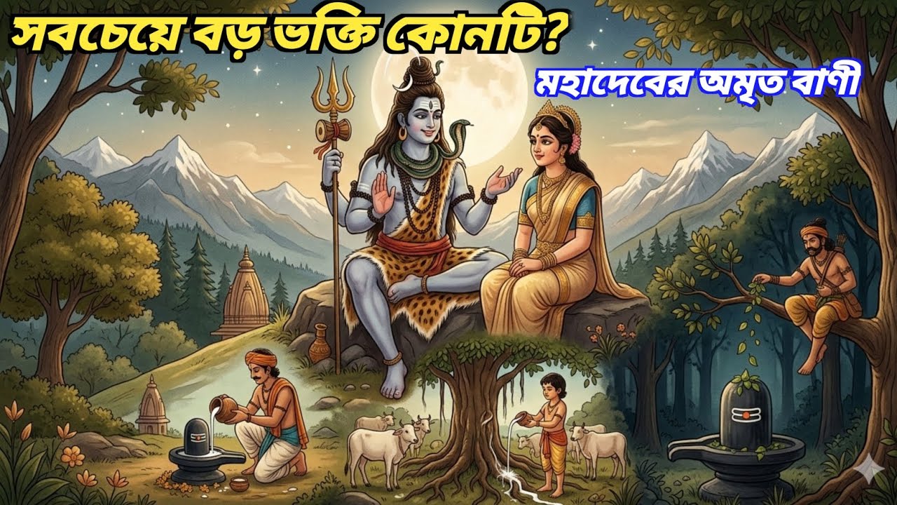 সবচেয়ে বড় ভক্তি কী? শিব-পার্বতীর এই কাহিনী আপনার জীবন বদলে দেবে | Shiva Parvati Story