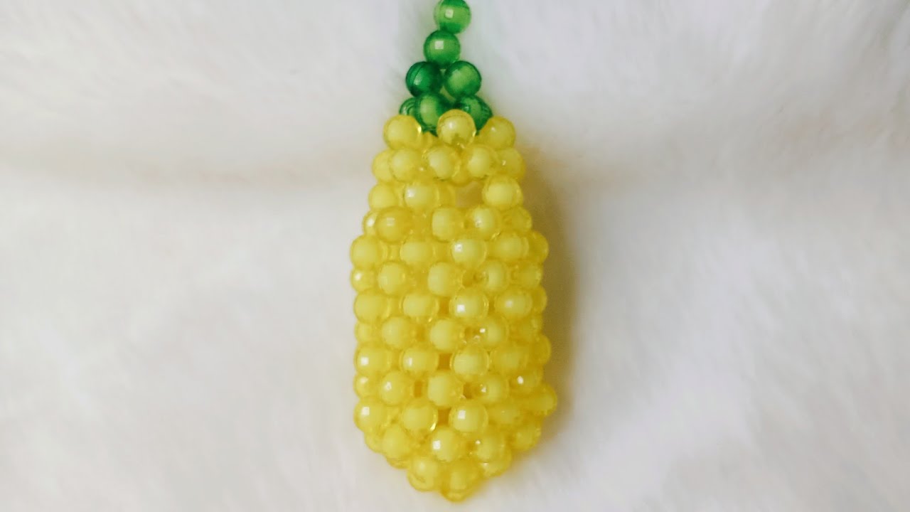 পুতি দিয়ে লেবু/Beaded lemon/পুতির কাজ/Maksuda Lima