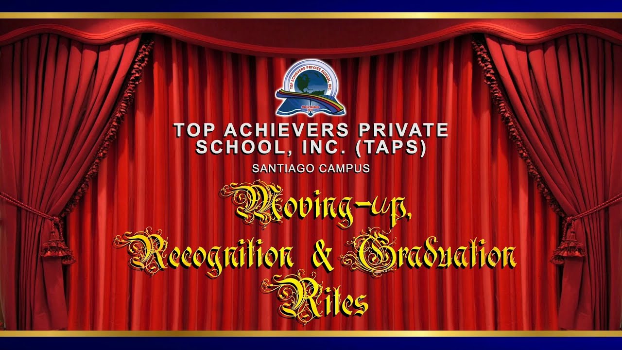 TAPS Virtual Moving-up, Recognition and Graduation Rites 2021