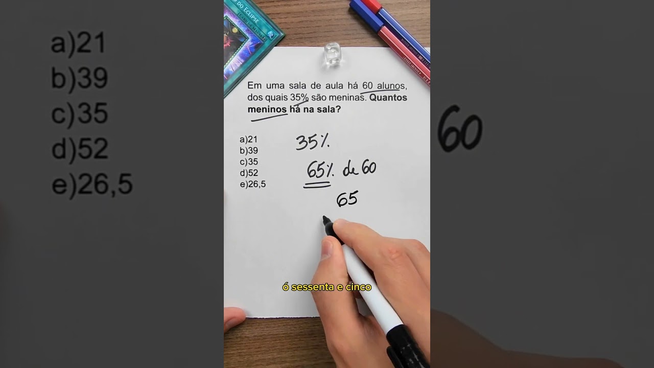 Porcentagem!! #matematica #educa&ccedil;&atilde;o #porcentagem