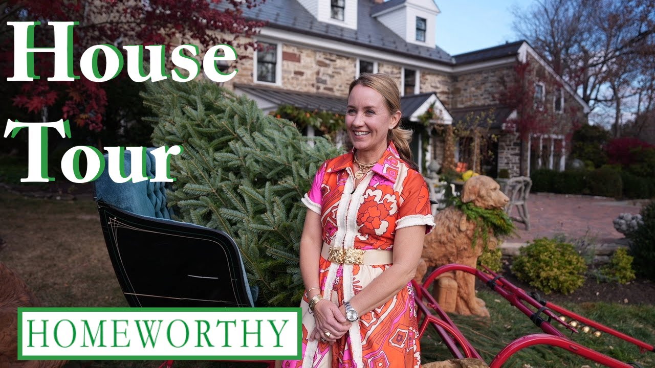 CHRISTMAS HOME TOUR | An Old-World Stone Cottage Filled with Holiday Decor