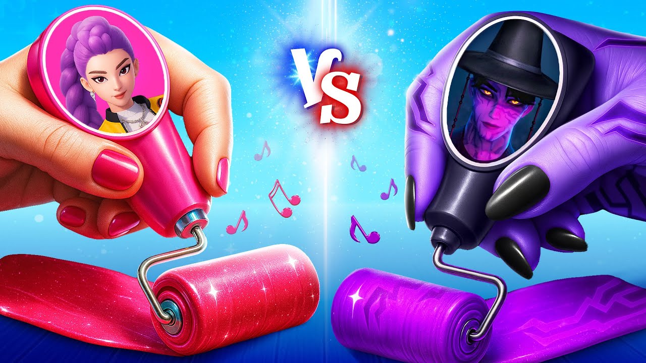 Gerçek Hayatta Harika Bir Rumi Bebeği Yaptık! | K-Pop İblis Avcıları vs Saja Boys