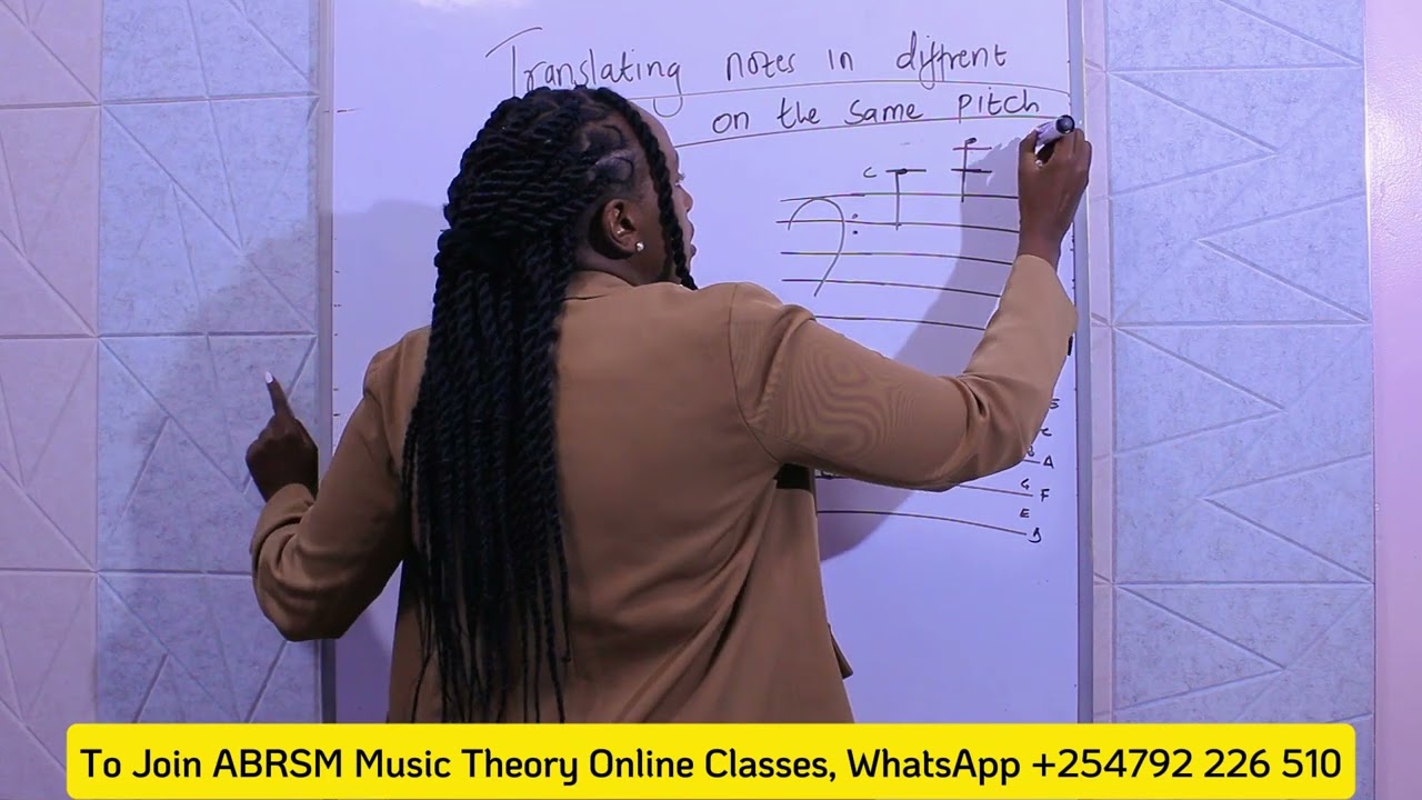 Translating Notes Between Different Staves | Same Pitch Explained #ABRSM Music Theory #jikolamziki