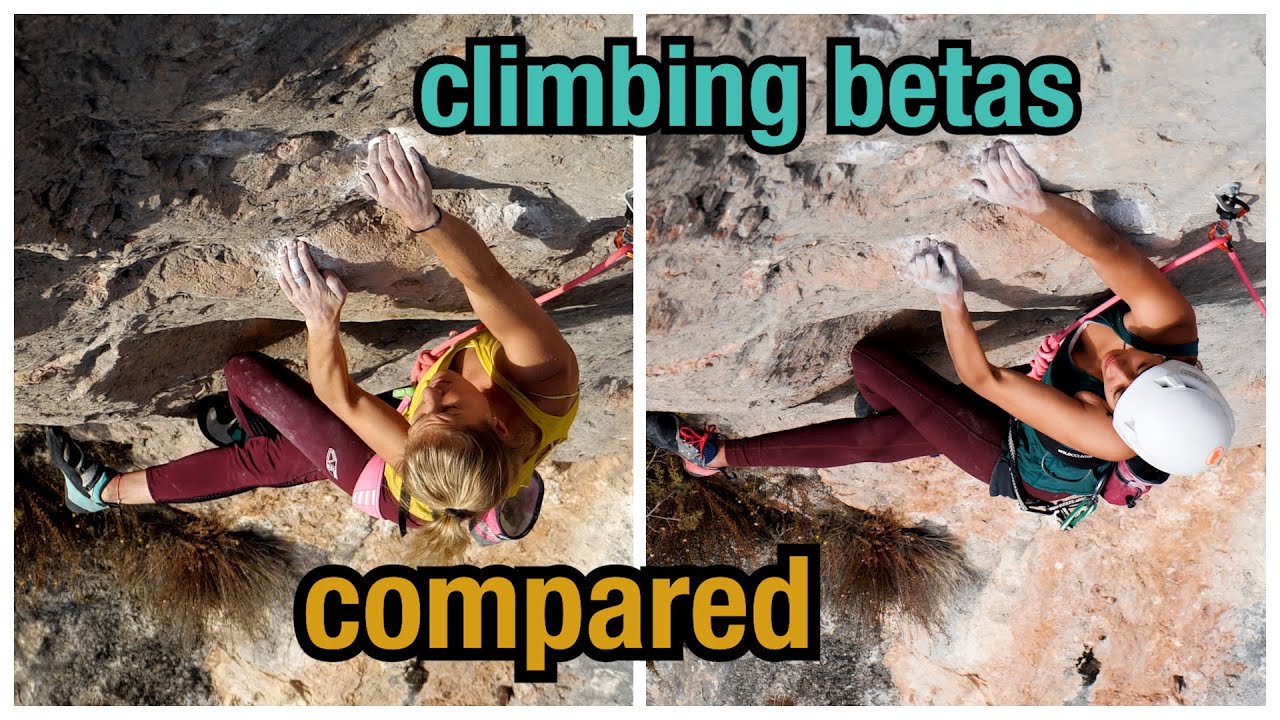 CLIMBING BETAS COMPARED 🧗‍♀️ Raïers (8a) send train with pro climber Svana Bjarnason