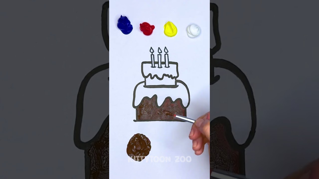 🎨 Sweet Masterpieces: Unpaint a Cake!🍰✨ 