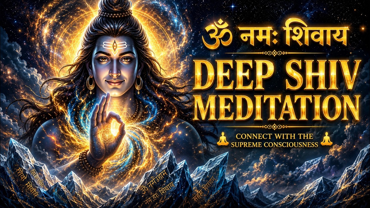 ॐ नमः शिवाय मंत्र जप | Deep Meditative Shiv Bhajan | Peaceful Mahadev Mantra Meditation