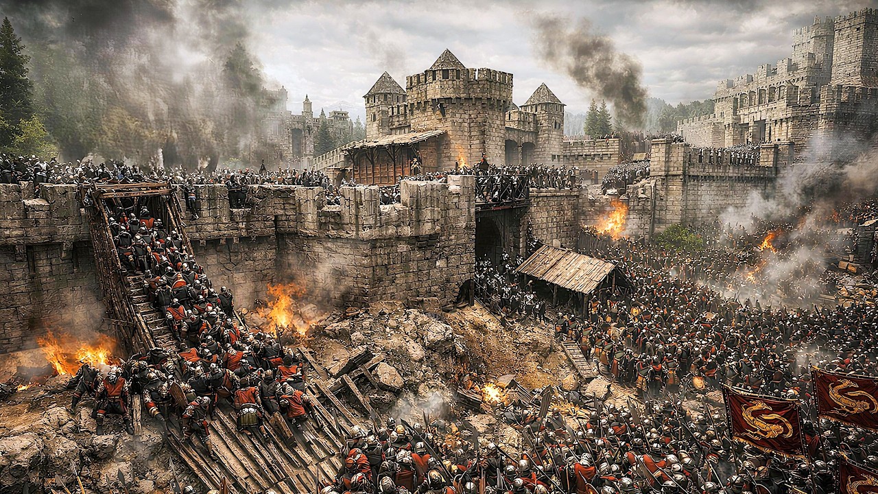 2000 Gondorians vs 2000 Haradrim Siege • LOTR Mod | Mount & Blade 2 Bannerlord