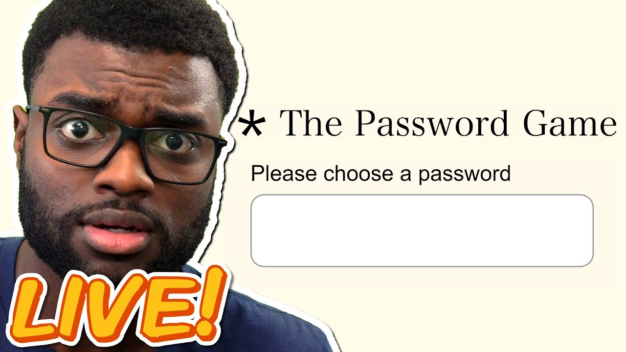 Streaming Until I Beat The Password Game